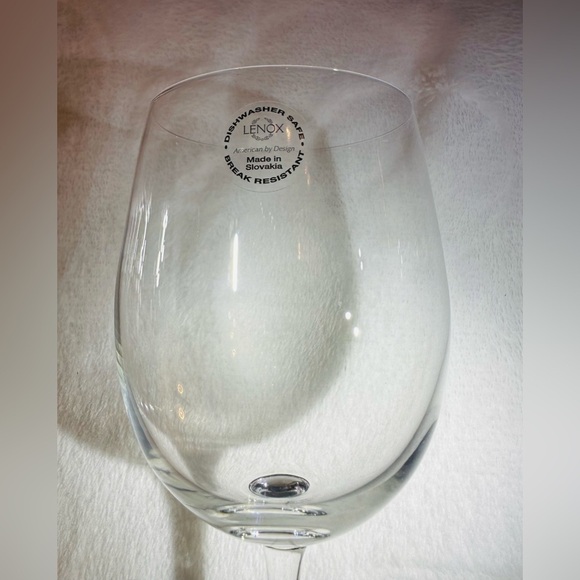 NEW LENOX TUSCANY CLASSICS GRAND BORDEAUX CRYSTAL ONE WINE GLASS OUT OF BOX - Picture 2 of 8